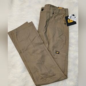 Caterpillar Women's Stretch Canvass Utility Pant Khaki 26-Regular